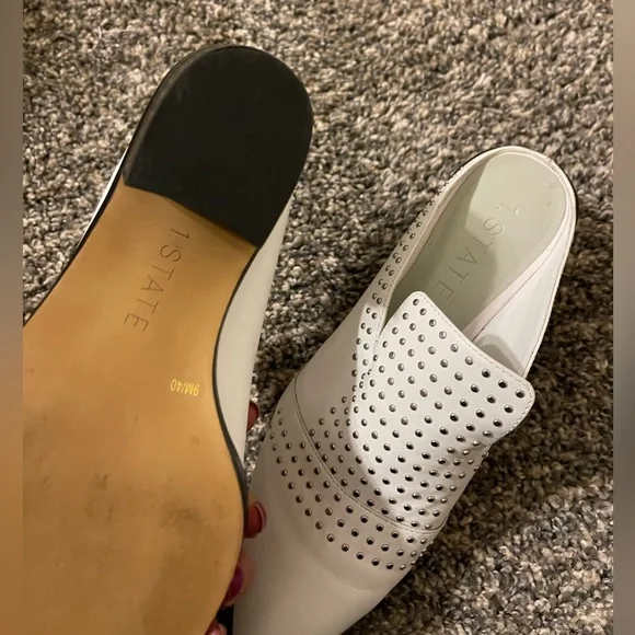 1.STATE WOMEN'S LON STUDDED SLIP-ON MULES - Picture 4 of 5